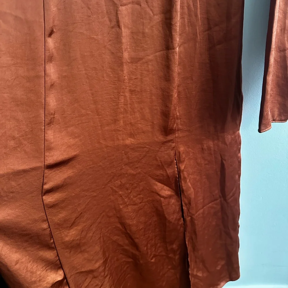 NWT Aritzia Wilfred Evora Rustwood Orange - Picture 7 of 7